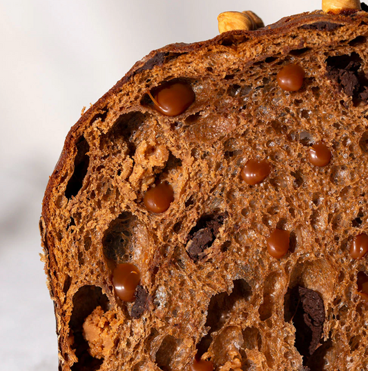 BAULETTO GIANDUIA CON CREMA SPALMABILE IN SAC À POCHE ALLA GIANDUIA