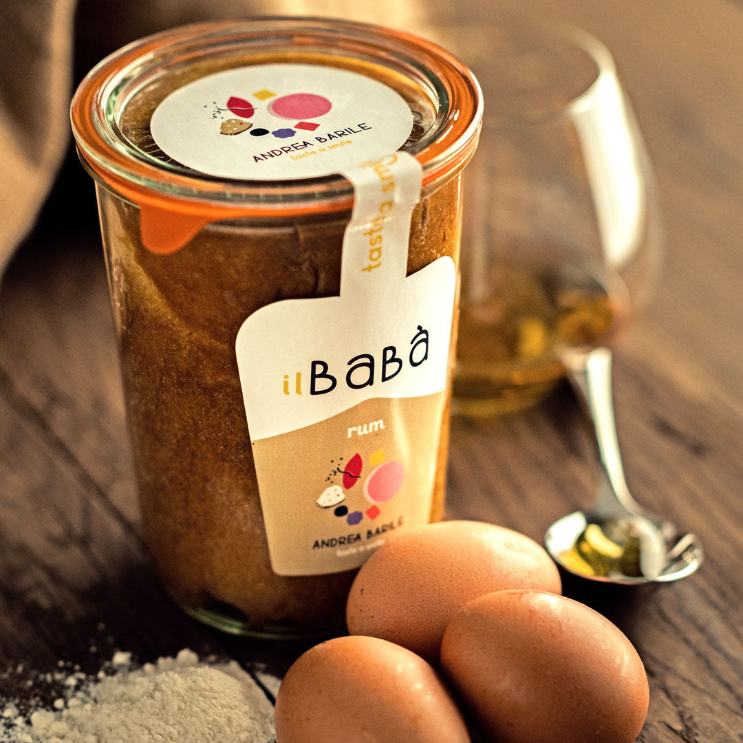 BABÀ IN BARATTOLO RUM o LIMONCELLO