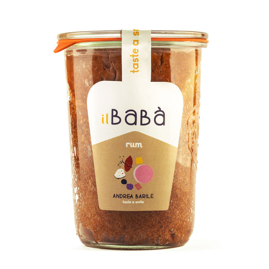 BABÀ IN BARATTOLO RUM o LIMONCELLO