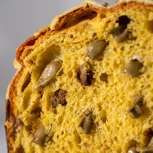 PANETTONE PISTACCHIO CON CREMA SPALMABILE IN SAC À POCHE