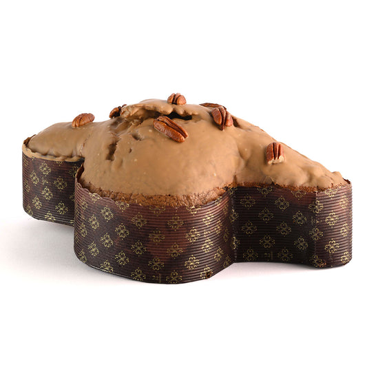 LIMITED EDITION: PECAN & SALTED CARAMEL COLOMBA + SPREADABLE CREAM IN A PIPING BAG