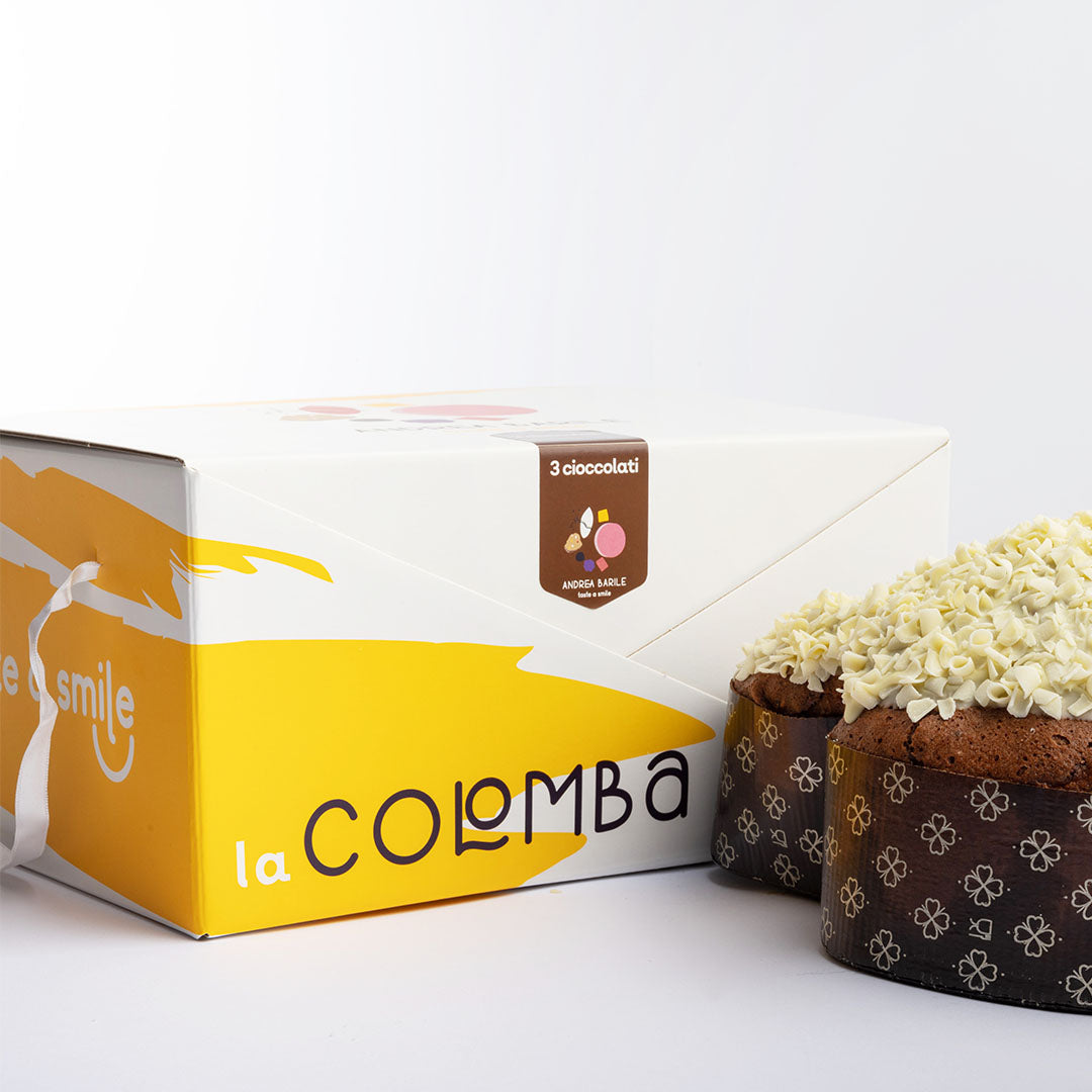 COLOMBA AI TRE CIOCCOLATI